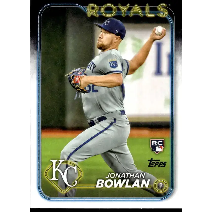 2024 Topps #399 Jonathan Bowlan NM-MT RC Rookie Kansas City Royals Baseball Card - Baseball Card Single