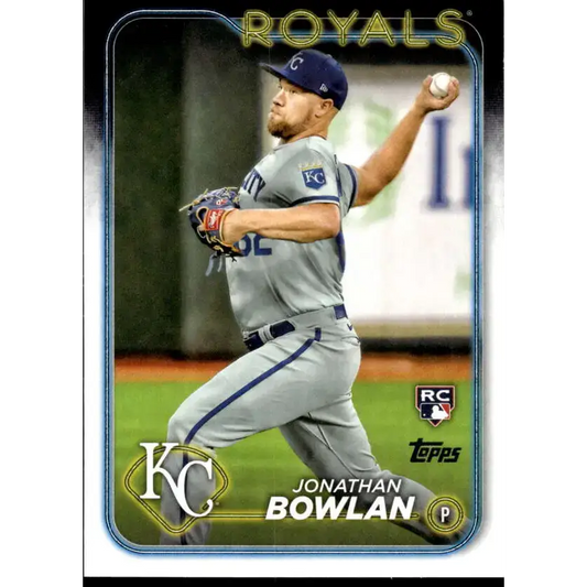 2024 Topps #399 Jonathan Bowlan NM-MT RC Rookie Kansas City Royals Baseball Card - Baseball Card Single