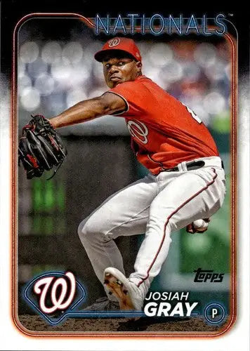 2024 Topps #402 Josiah Gray NM-MT Nationals ID:75077 - Baseball Card Single