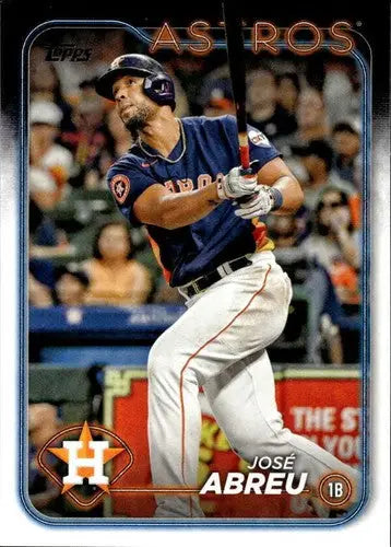 2024 Topps #410 Jose Abreu NM-MT Astros ID:71332 - Baseball Card Single