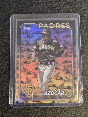 2024 Topps #423 José Azocar Holiday Beach Umbrellas - Baseball Card Single