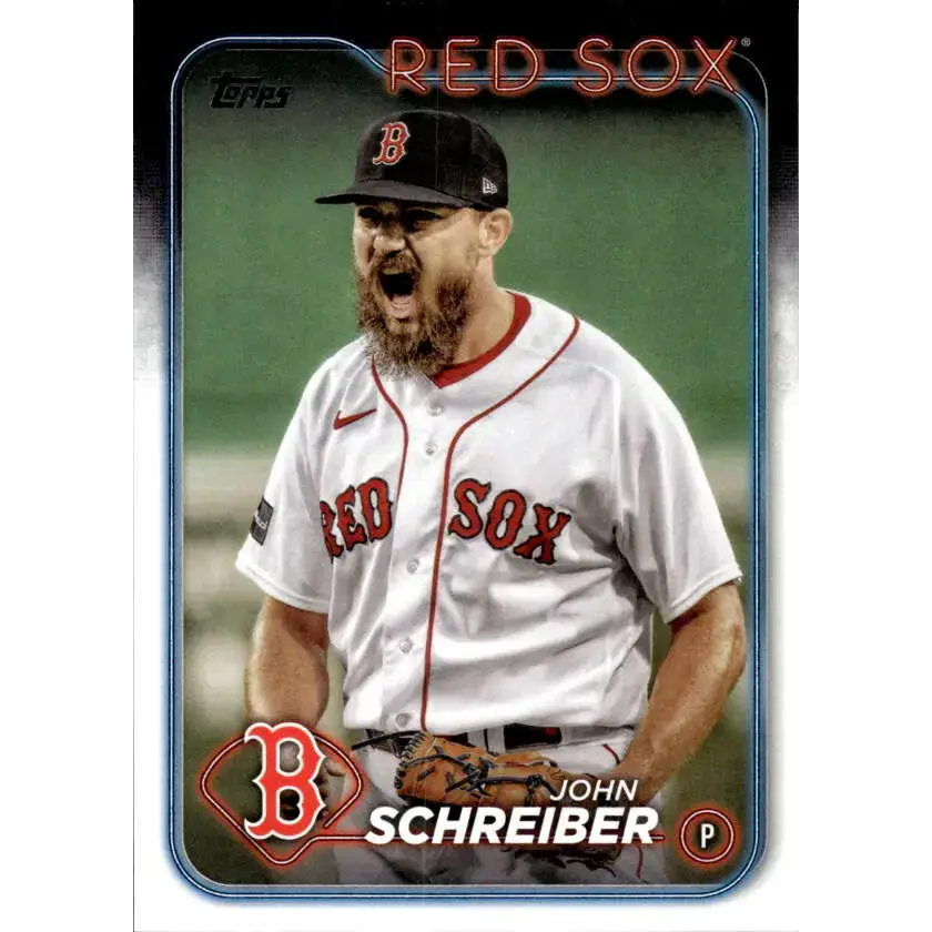 2024 Topps #426 John Schreiber NM-MT Boston Red Sox Baseball Card - Baseball Card Single