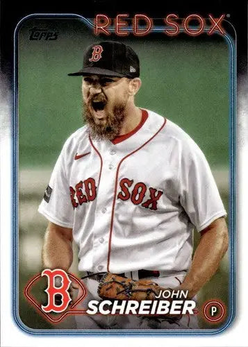 2024 Topps #426 John Schreiber NM-MT Red Sox ID:71359 - Baseball Card Single