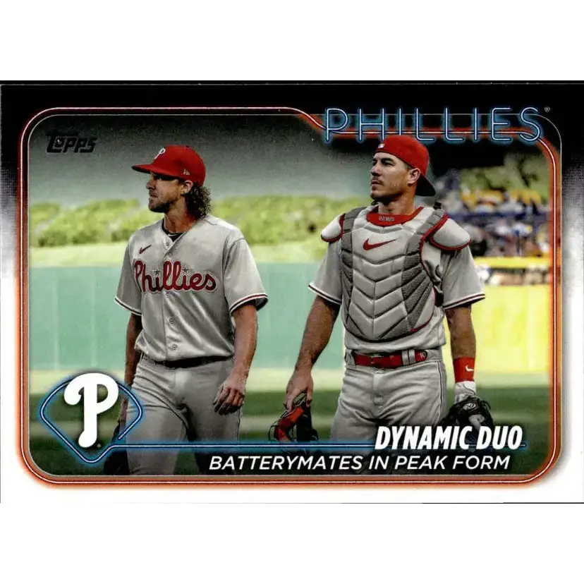 2024 Topps #428 Dynamic Duo NM-MT Philadelphia Phillies Baseball Card - Baseball Card Single
