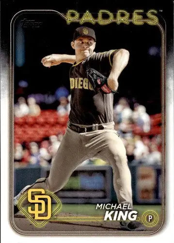 2024 Topps #429 Michael King NM-MT Padres ID:71240 - Baseball Card Single