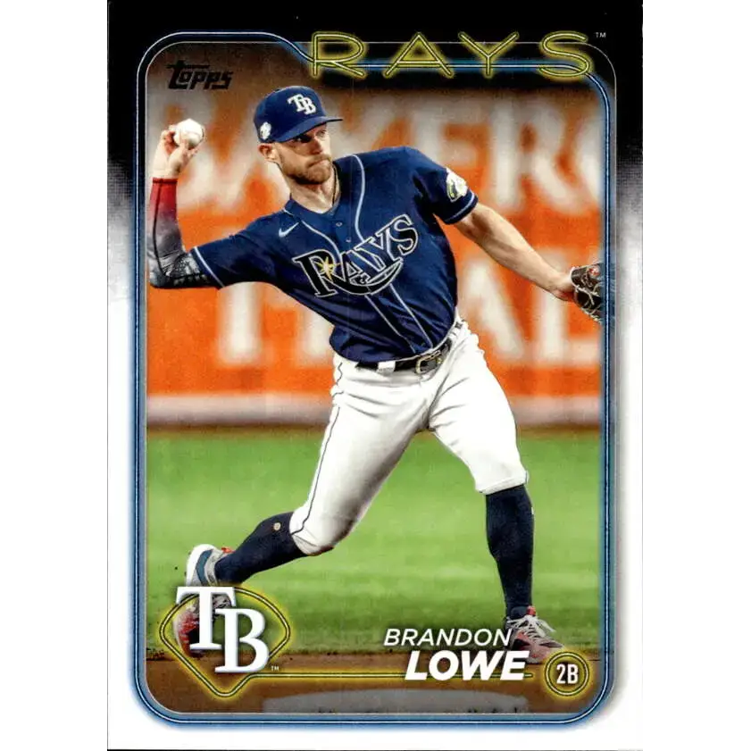2024 Topps #430 Brandon Lowe NM-MT Tampa Bay Rays Baseball Card - Baseball Card Single