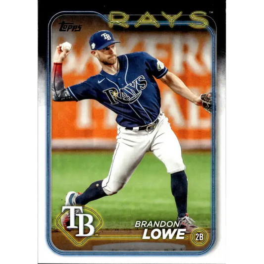 2024 Topps #430 Brandon Lowe NM-MT Tampa Bay Rays Baseball Card - Baseball Card Single