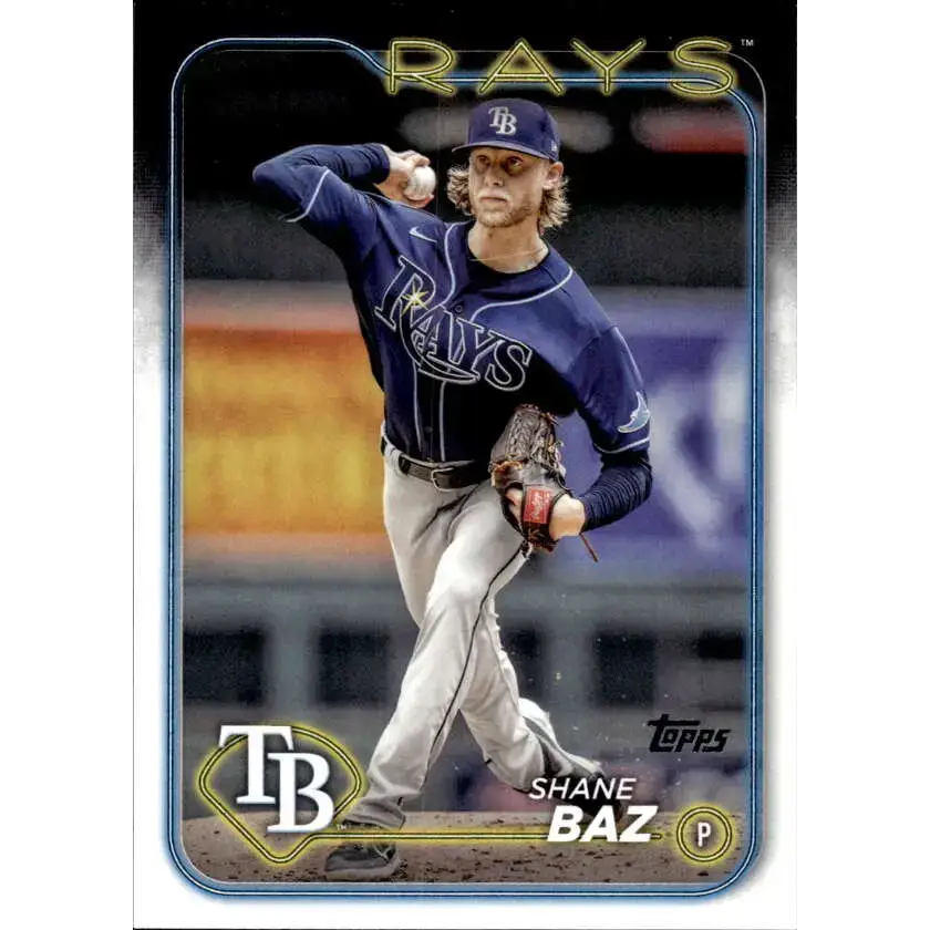 2024 Topps #435 Shane Baz NM-MT Tampa Bay Rays Baseball Card - Baseball Card Single