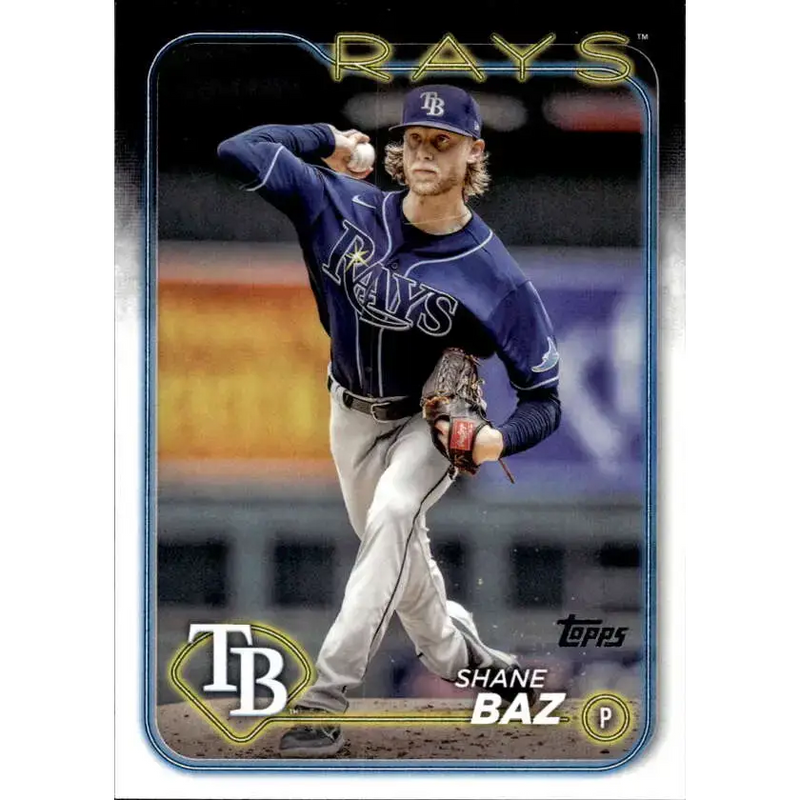2024 Topps #435 Shane Baz NM-MT Tampa Bay Rays Baseball Card - Baseball Card Single