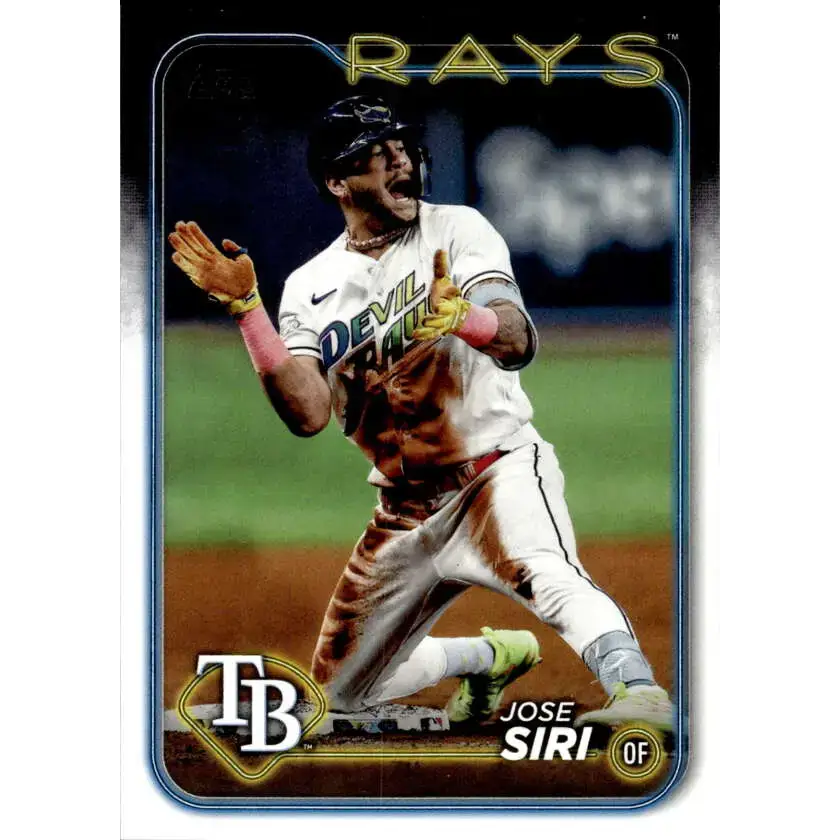 2024 Topps #436 Jose Siri NM-MT Tampa Bay Rays Baseball Card - Baseball Card Single