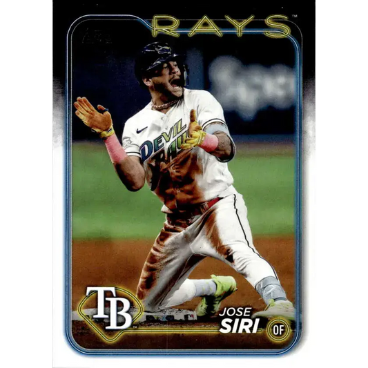 2024 Topps #436 Jose Siri NM-MT Tampa Bay Rays Baseball Card - Baseball Card Single
