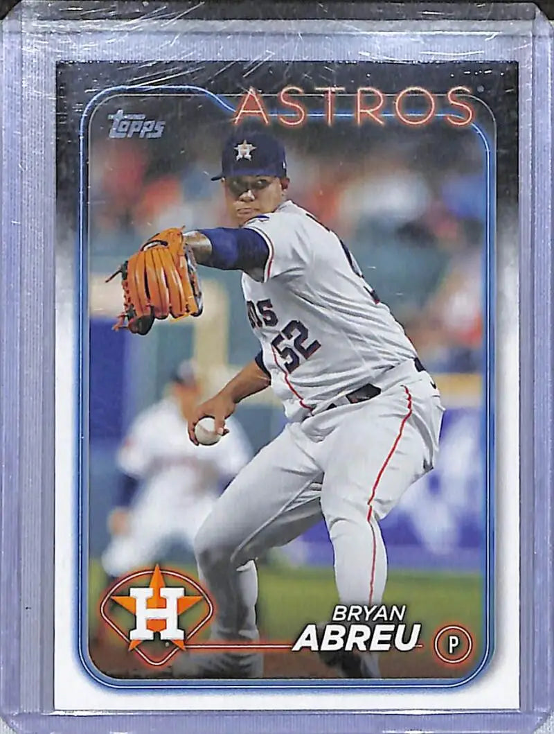 2024 Topps #438 Bryan Abreu NM-MT Houston Astros - Baseball Card Single
