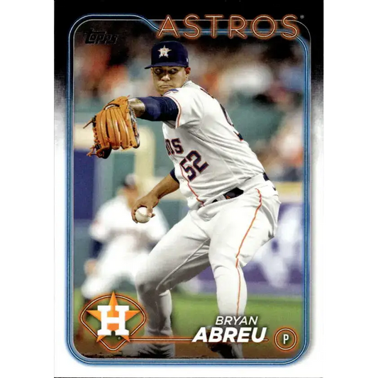 2024 Topps #438 Bryan Abreu NM-MT Houston Astros Baseball Card - Baseball Card Single