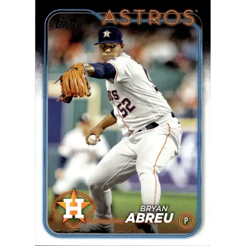 2024 Topps #438 Bryan Abreu NM-MT Houston Astros Baseball Card - Baseball Card Single