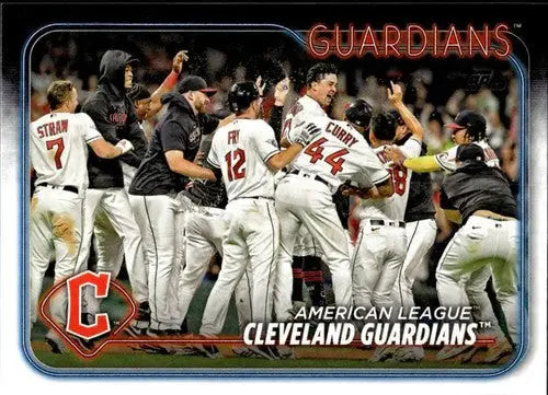 2024 Topps #439 Team Card NM-MT Guardians ID:70951 - Baseball Card Single