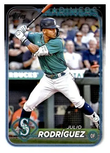Julio Rodriguez baseball card 2024 Topps #44 original gloss NM-MT Mariners