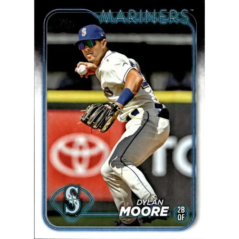 2024 Topps #441 Dylan Moore NM-MT Seattle Mariners Baseball Card - Baseball Card Single