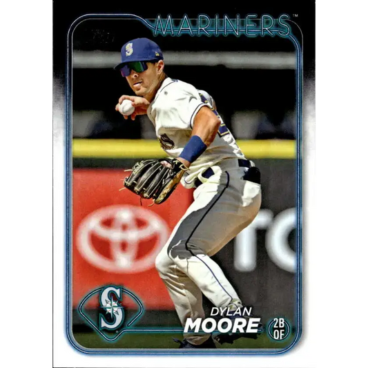 2024 Topps #441 Dylan Moore NM-MT Seattle Mariners Baseball Card - Baseball Card Single