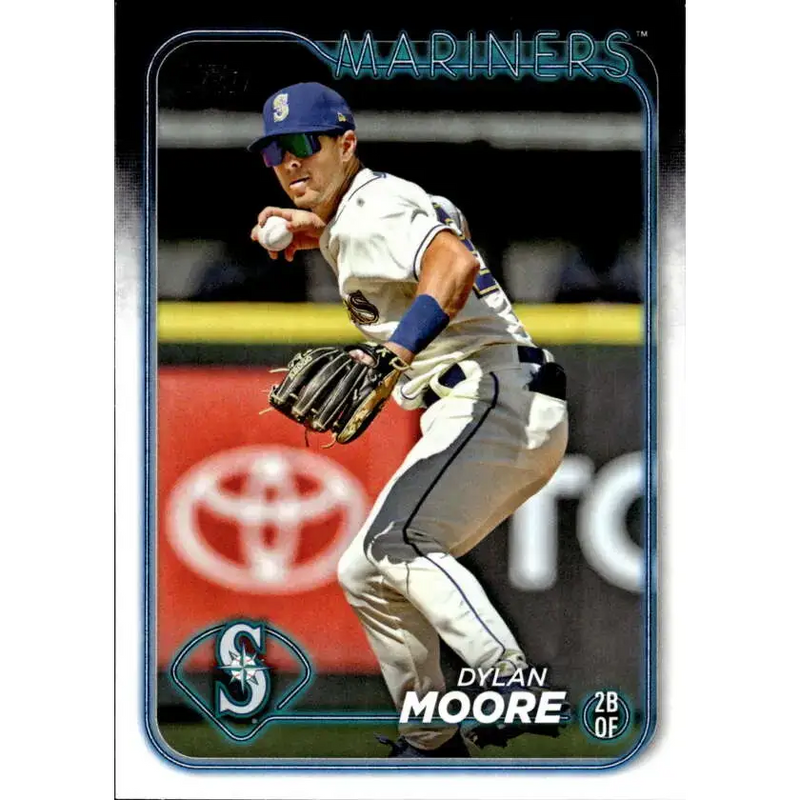 2024 Topps #441 Dylan Moore NM-MT Seattle Mariners Baseball Card - Baseball Card Single