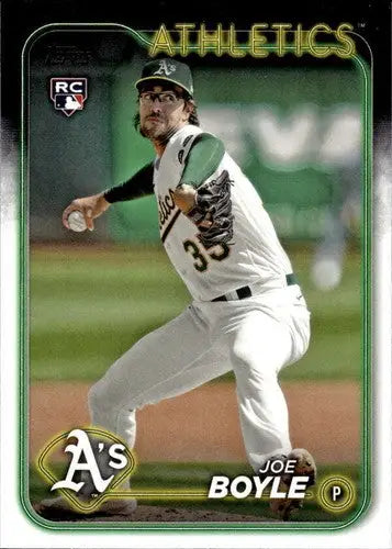 2024 Topps #443 Joe Boyle NM-MT RC Rookie Athletics ID:70953 - Baseball Card Single