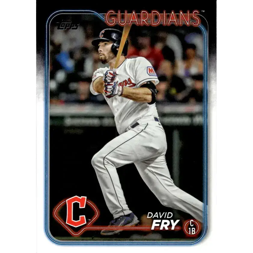 2024 Topps #446 David Fry NM-MT Cleveland Guardians Baseball Card - Baseball Card Single