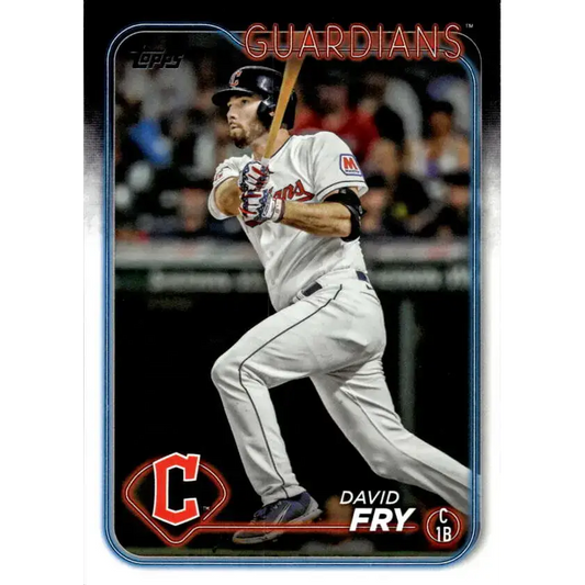 2024 Topps #446 David Fry NM-MT Cleveland Guardians Baseball Card - Baseball Card Single