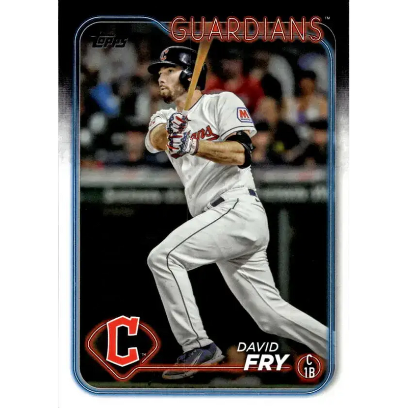 2024 Topps #446 David Fry NM-MT Cleveland Guardians Baseball Card - Baseball Card Single