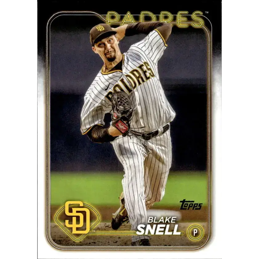 2024 Topps #460 Blake Snell NM-MT San Diego Padres Baseball Card - Baseball Card Single