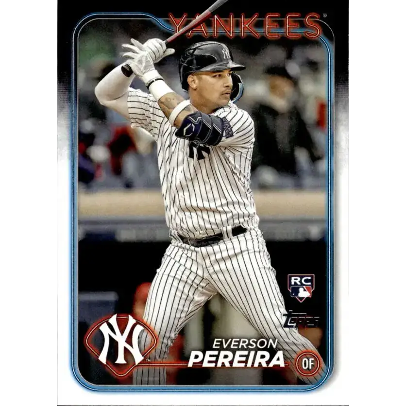 2024 Topps #461 Everson Pereira NM-MT RC Rookie New York Yankees Baseball Card - Baseball Card Single