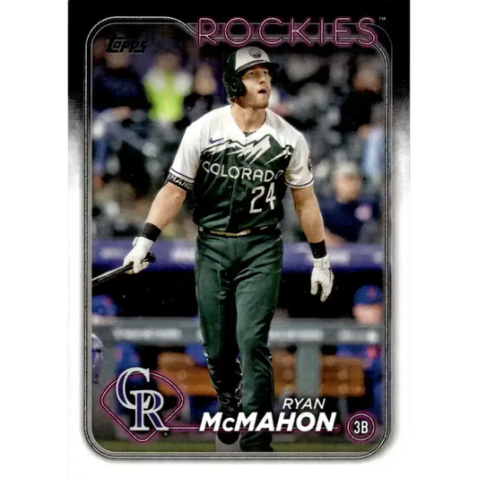 2024 Topps #462 Ryan McMahon NM-MT Colorado Rockies Baseball Card - Baseball Card Single