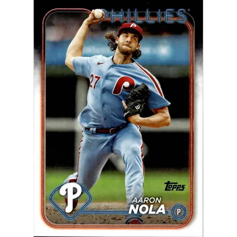 2024 Topps #463 Aaron Nola NM-MT Philadelphia Phillies Baseball Card - Baseball Card Single