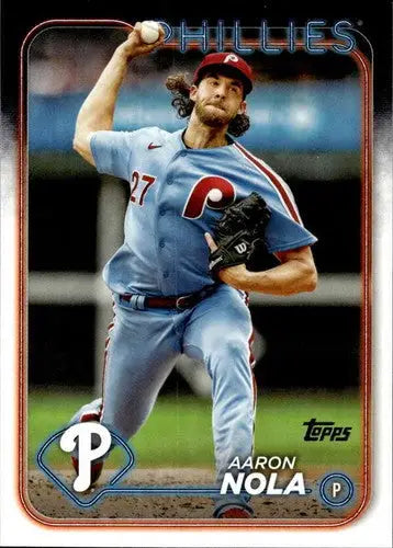 2024 Topps #463 Aaron Nola NM-MT Phillies ID:71245 - Baseball Card Single