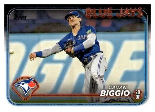 Original gloss baseball card featuring Cavan Biggio of the Blue Jays 2024 Topps #47