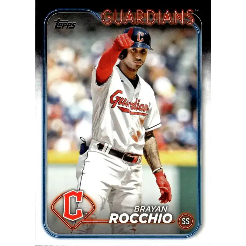 2024 Topps #473 Brayan Rocchio NM-MT Cleveland Guardians Baseball Card - Baseball Card Single