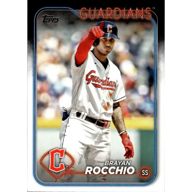 2024 Topps #473 Brayan Rocchio NM-MT Cleveland Guardians Baseball Card - Baseball Card Single