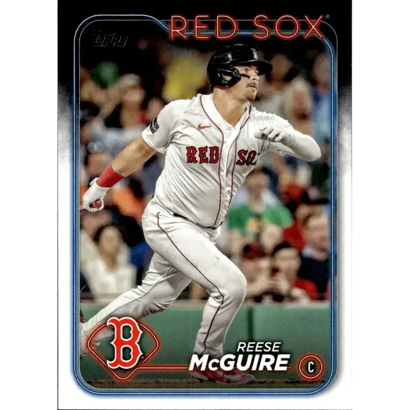 2024 Topps #474 Reese McGuire NM-MT Boston Red Sox Baseball Card - Baseball Card Single