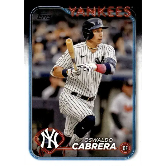 2024 Topps #479 Oswaldo Cabrera NM-MT New York Yankees Baseball Card - Baseball Card Single