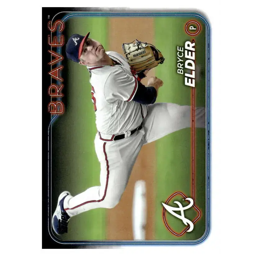 2024 Topps #48 Bryce Elder NM-MT Atlanta Braves Baseball Card - Baseball Card Single