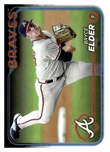 2024 Topps #48 Bryce Elder NM-MT Braves ID:73914 - Baseball Card Single