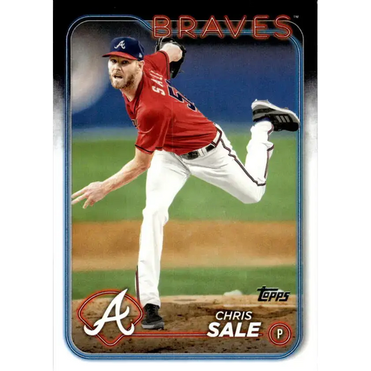 2024 Topps #484 Chris Sale NM-MT Atlanta Braves Baseball Card - Baseball Card Single