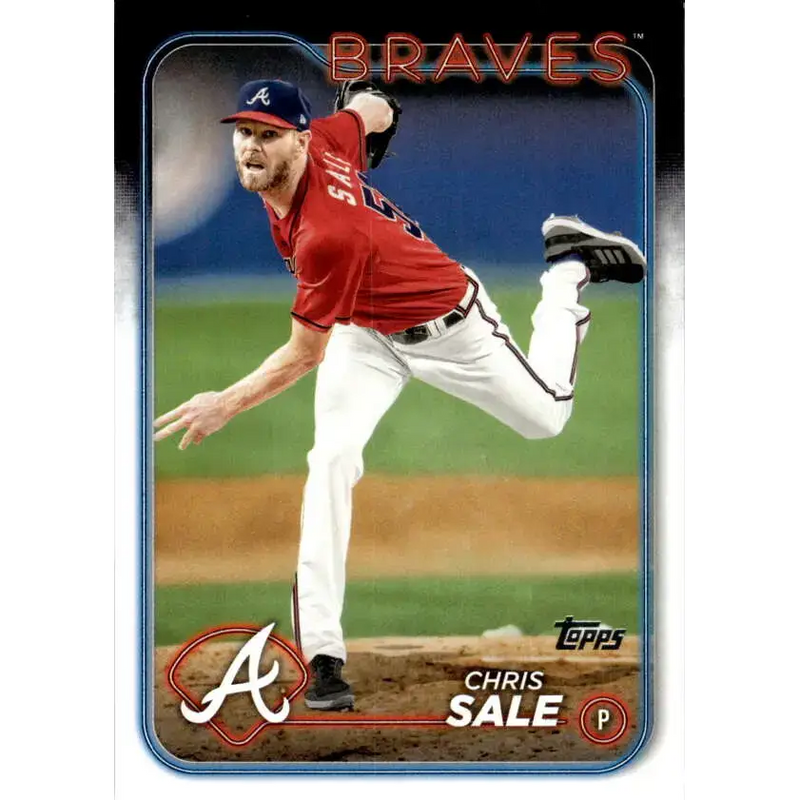 2024 Topps #484 Chris Sale NM-MT Atlanta Braves Baseball Card - Baseball Card Single