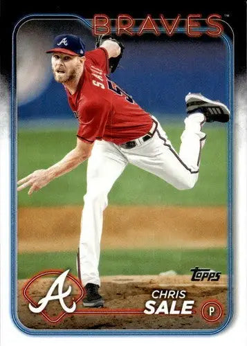 2024 Topps #484 Chris Sale NM-MT Braves ID:75095 - Baseball Card Single