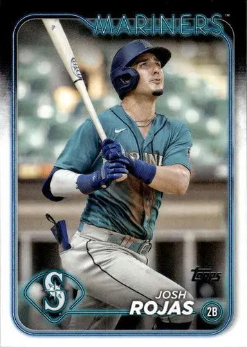 2024 Topps Josh Rojas baseball card with original gloss, NM-MT condition Mariners