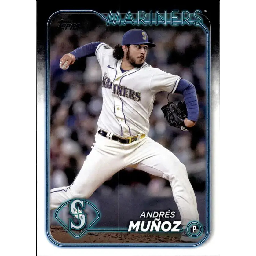 2024 Topps #488 Andres Munoz NM-MT Seattle Mariners Baseball Card - Baseball Card Single
