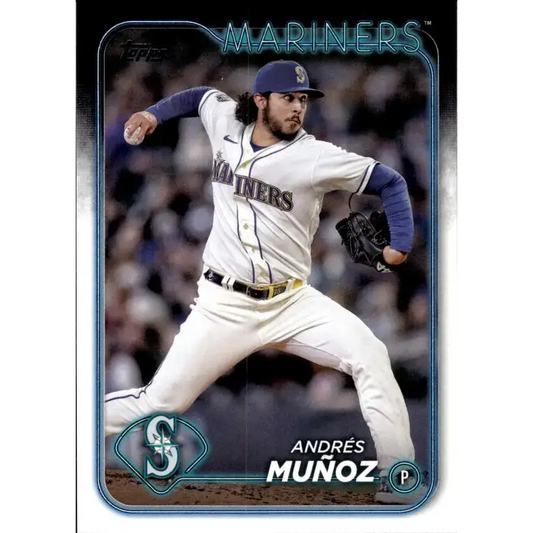 2024 Topps #488 Andres Munoz NM-MT Seattle Mariners Baseball Card - Baseball Card Single