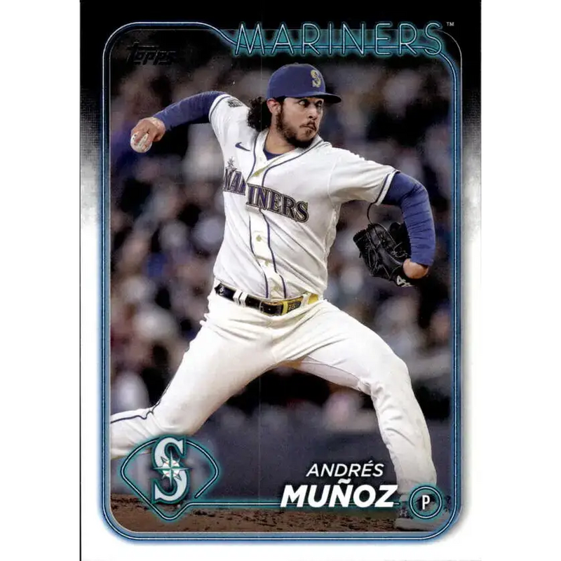 2024 Topps #488 Andres Munoz NM-MT Seattle Mariners Baseball Card - Baseball Card Single