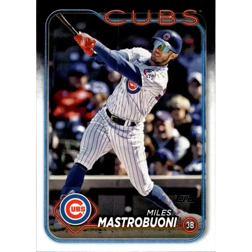 2024 Topps #489 Miles Mastrobuoni NM-MT Chicago Cubs Baseball Card - Baseball Card Single