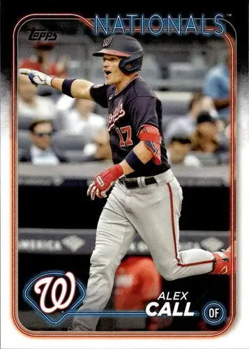 2024 Topps #496 Alex Call NM-MT Nationals ID:70971 - Baseball Card Single