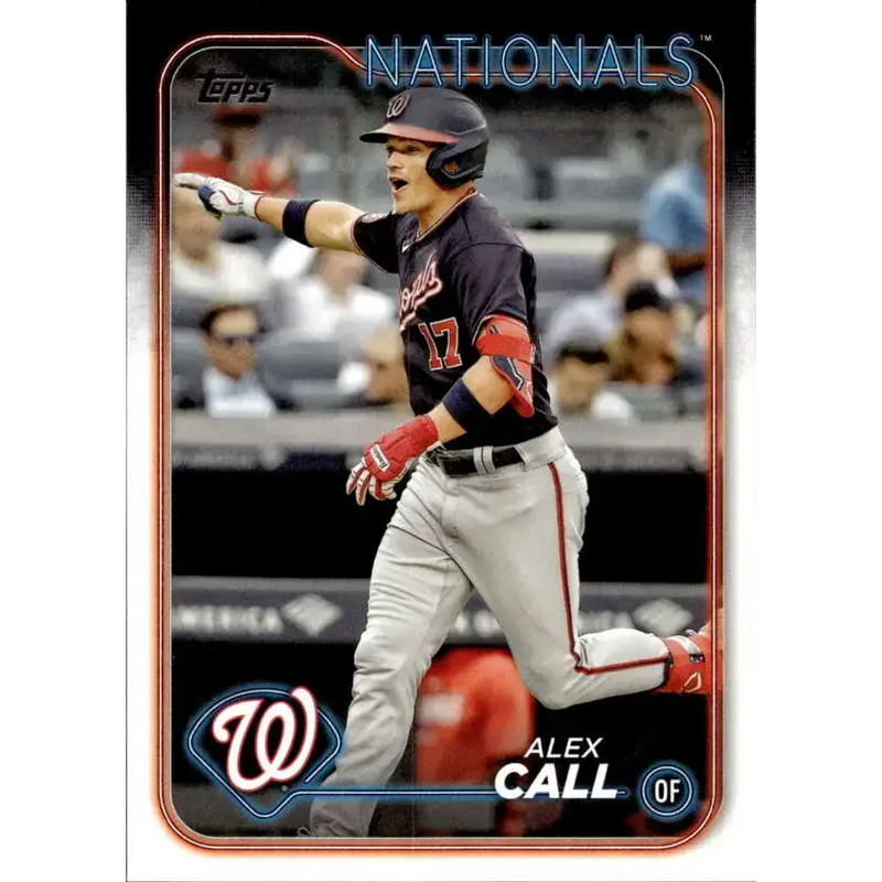 2024 Topps #496 Alex Call NM-MT Washington Nationals Baseball Card - Baseball Card Single