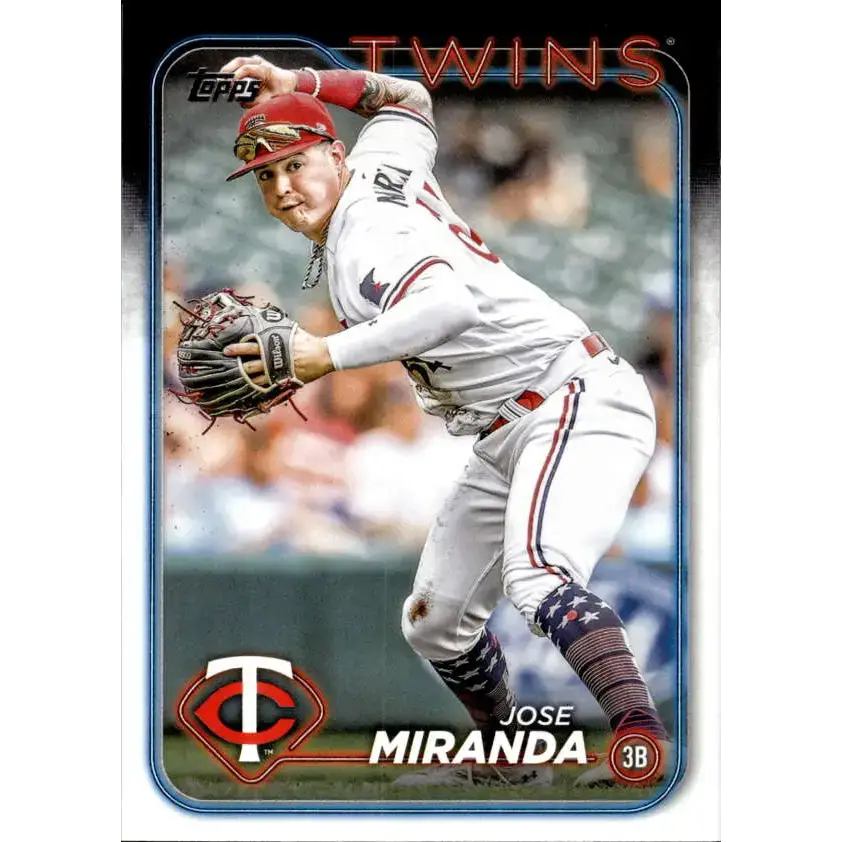 2024 Topps #507 Jose Miranda NM-MT Minnesota Twins Baseball Card - Baseball Card Single